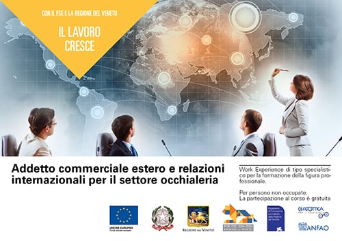 Certottica apre le iscrizioni al corso per diventare addetto commerciale estero.