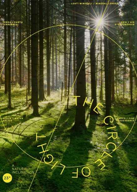 Il marchio 23° Eyewear è il risultato della collaborazione tra Mirage e il design dello Studio Russo.