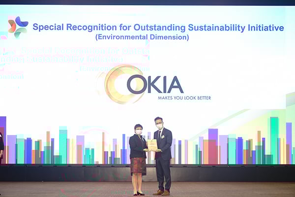 Okia won the Hong Kong Sustainability Award 2020/21.