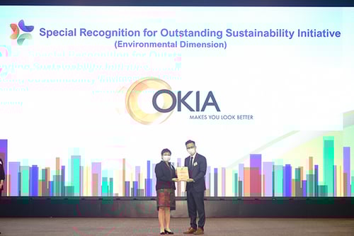 Okia won the Hong Kong Sustainability Award 2020/21.