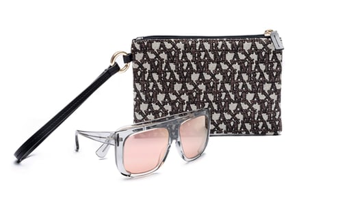 Max Mara has created a limited edition paired with a personalized clutch bag.
