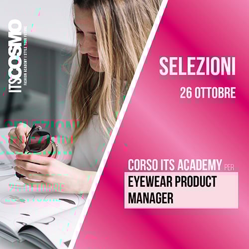 Il 26 ottobre Certottica selezionerà gli ultimi candidati per il corso ITS Academy per Eyewear Product manager.