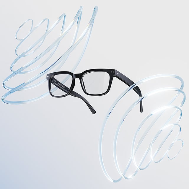 Gli occhiali Nuance Audio EssilorLuxottica offrono una soluzione personalizzabile per il supporto uditivo