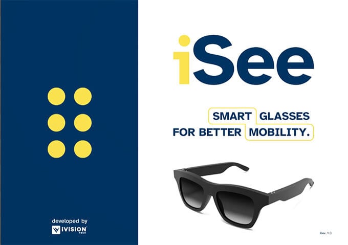 iVision Tech lancia gli occhiali intelligenti iSee progettati per la comunità non vedente