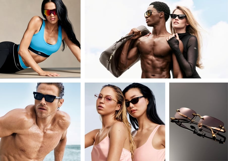 Alo debutta nell'eyewear con la sua prima collezione di occhiali da sole