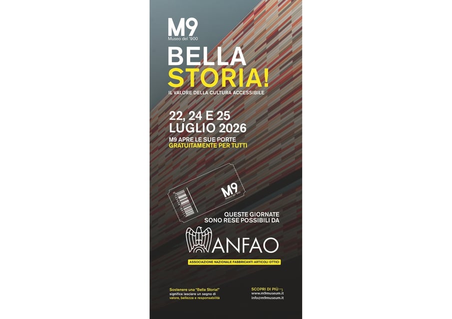 M9, con “Bella Storia!” le aziende regalano l’esperienza al museo il 22, 24 e 25 luglio ingresso gratuito grazie ad ANFAO