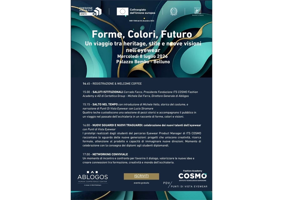 ITS COSMO celebra i nuovi Eyewear Product Manager