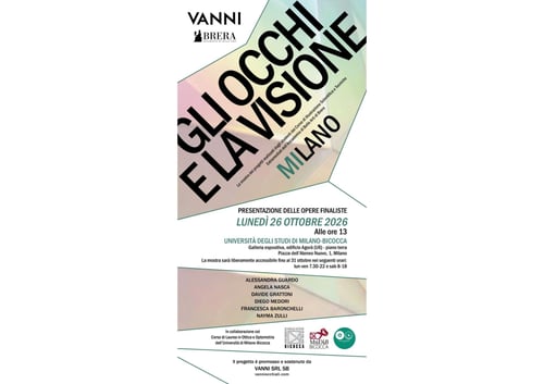 Premio VANNI “Gli occhi e la visione”: l’arte incontra l’optometria a Milano