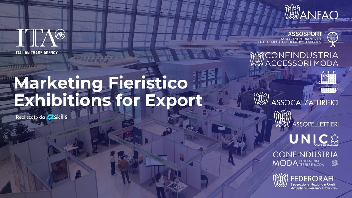 Al via il percorso “Marketing Fieristico – Exhibitions for Export” per le PMI del settore moda e accessori