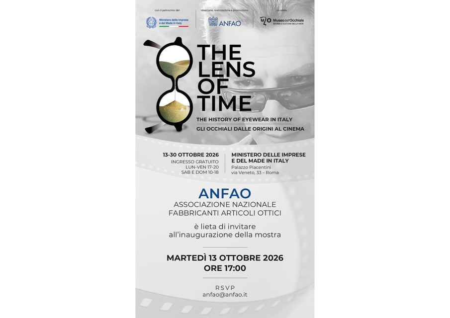 "The Lens of Time" arriva a Roma: dalla storia dell'occhiale al cinema