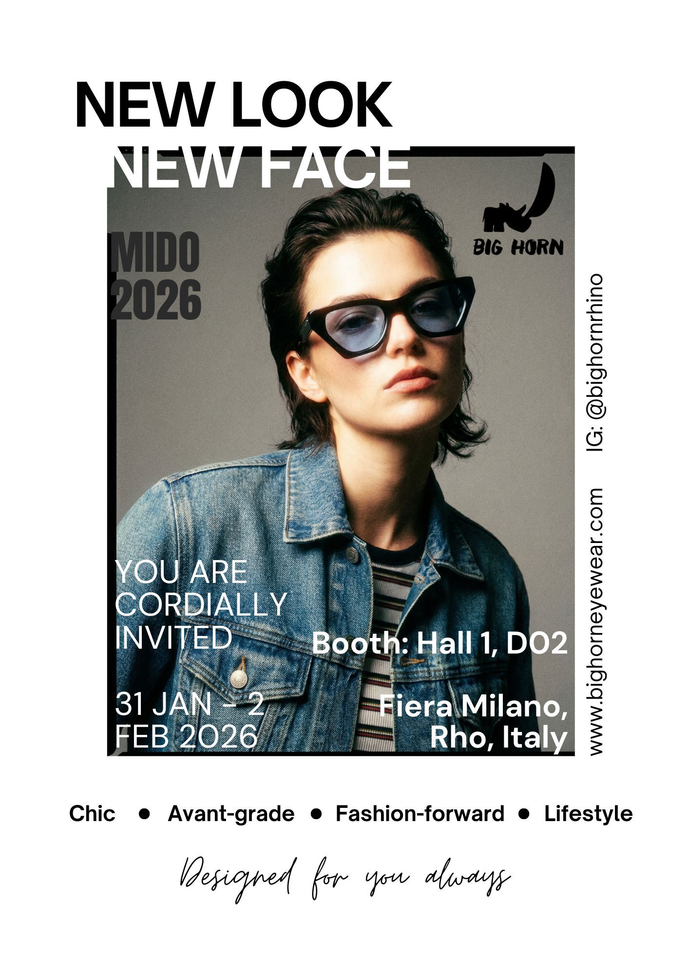 BIG HORN eyewear - booth Hall 1, D02