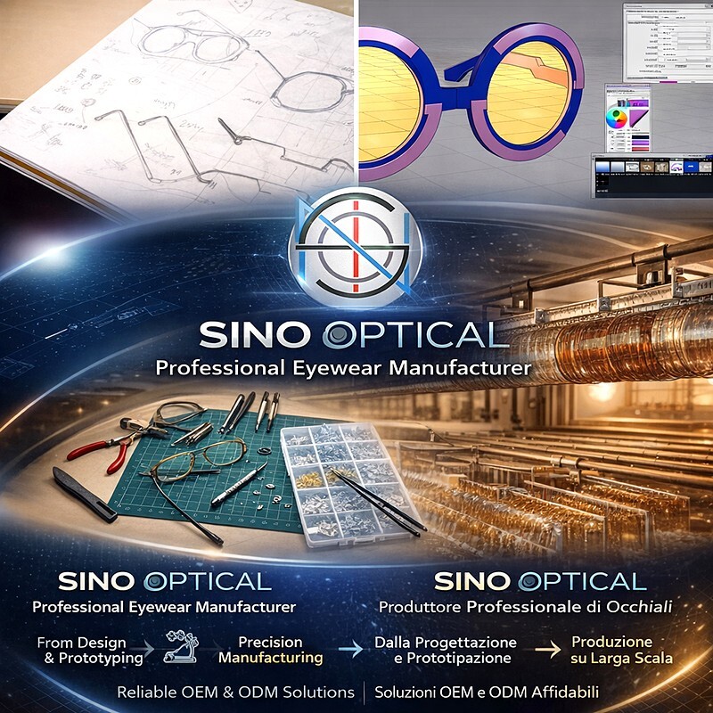 Sino Optical: decenni di esperienza al servizio dei principali brand ottici internazionali