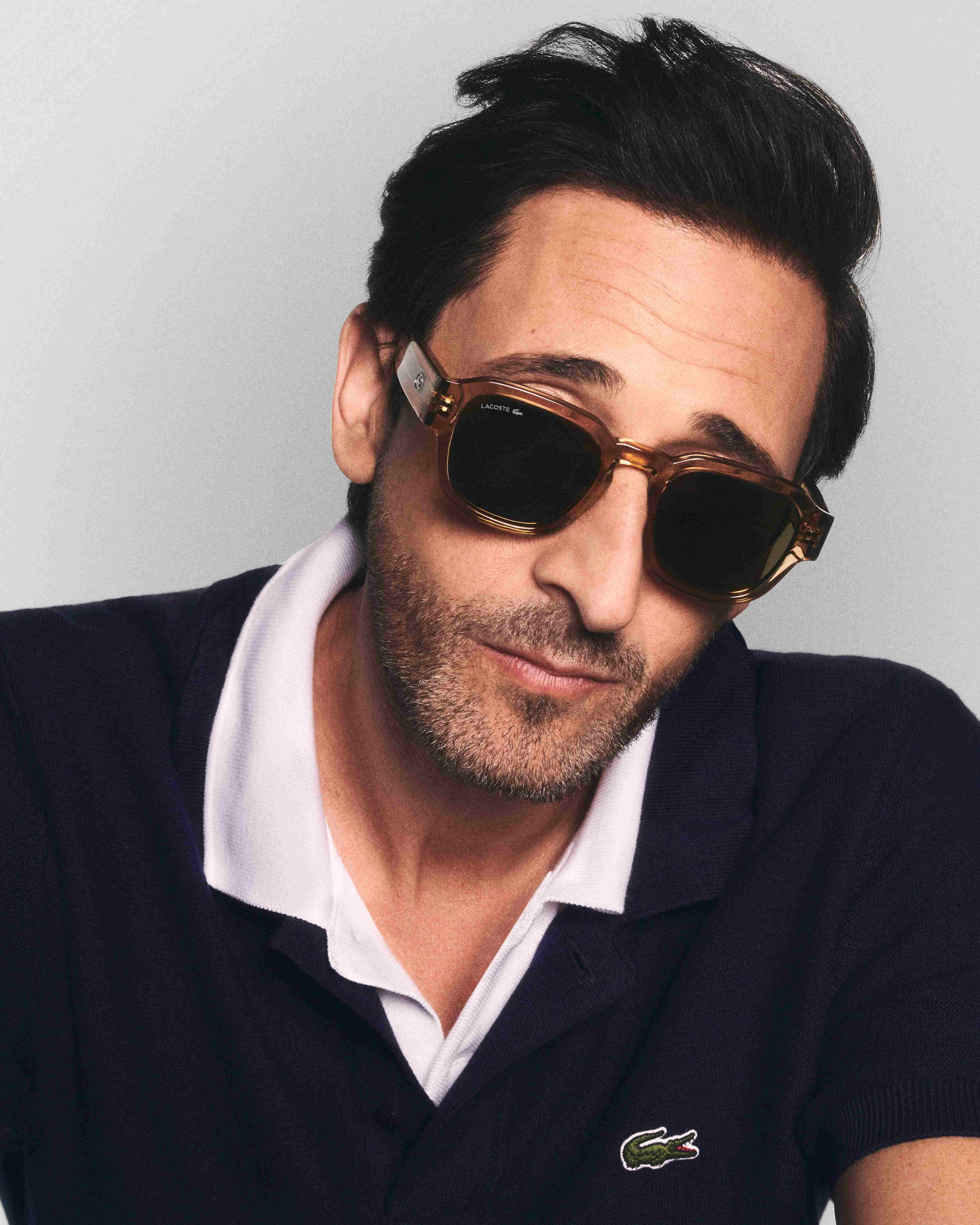 Lacoste Appoints Adrien Brody as the Face of Its Eyewear Line