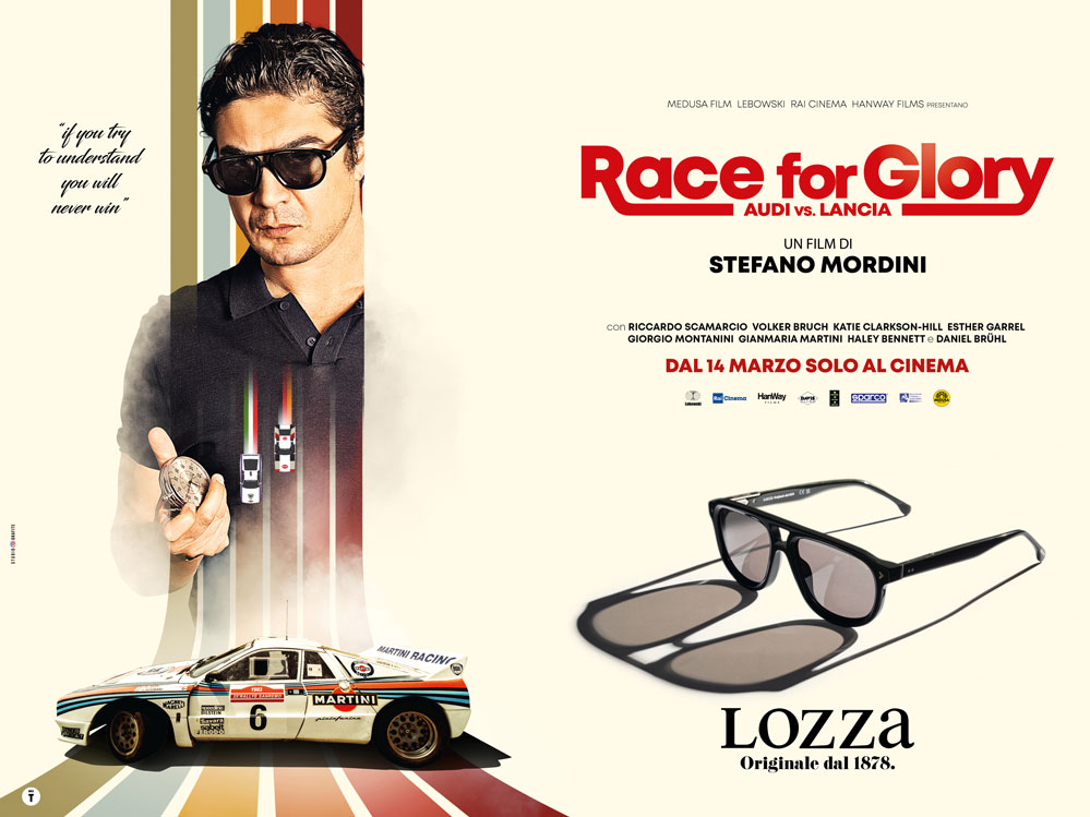 Lozza returns to the silver screen in the movie "Race for Glory - Audi vs Lancia"